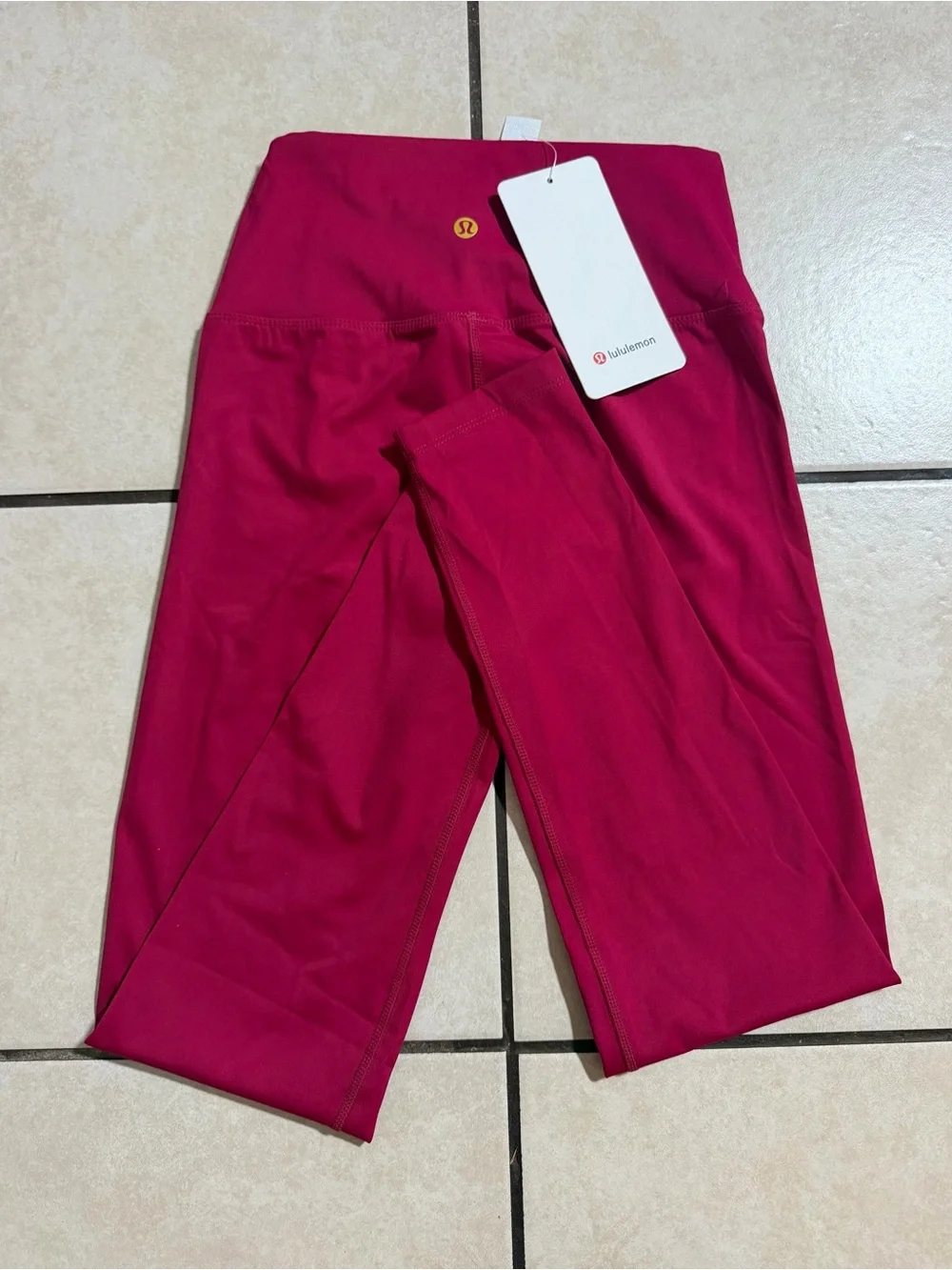 lululemon athletica Fuchsia Pink Zip Jacket & Leggings Set
